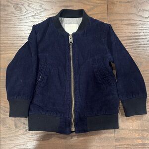 2T/3T Navy Blue Corduroy Jacket